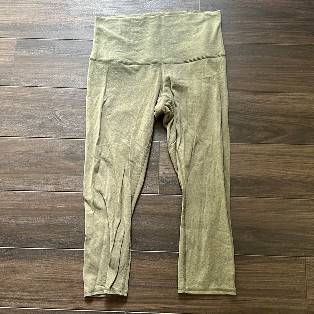 Lululemon Wunder Under Crop Cotton (Roll Down)